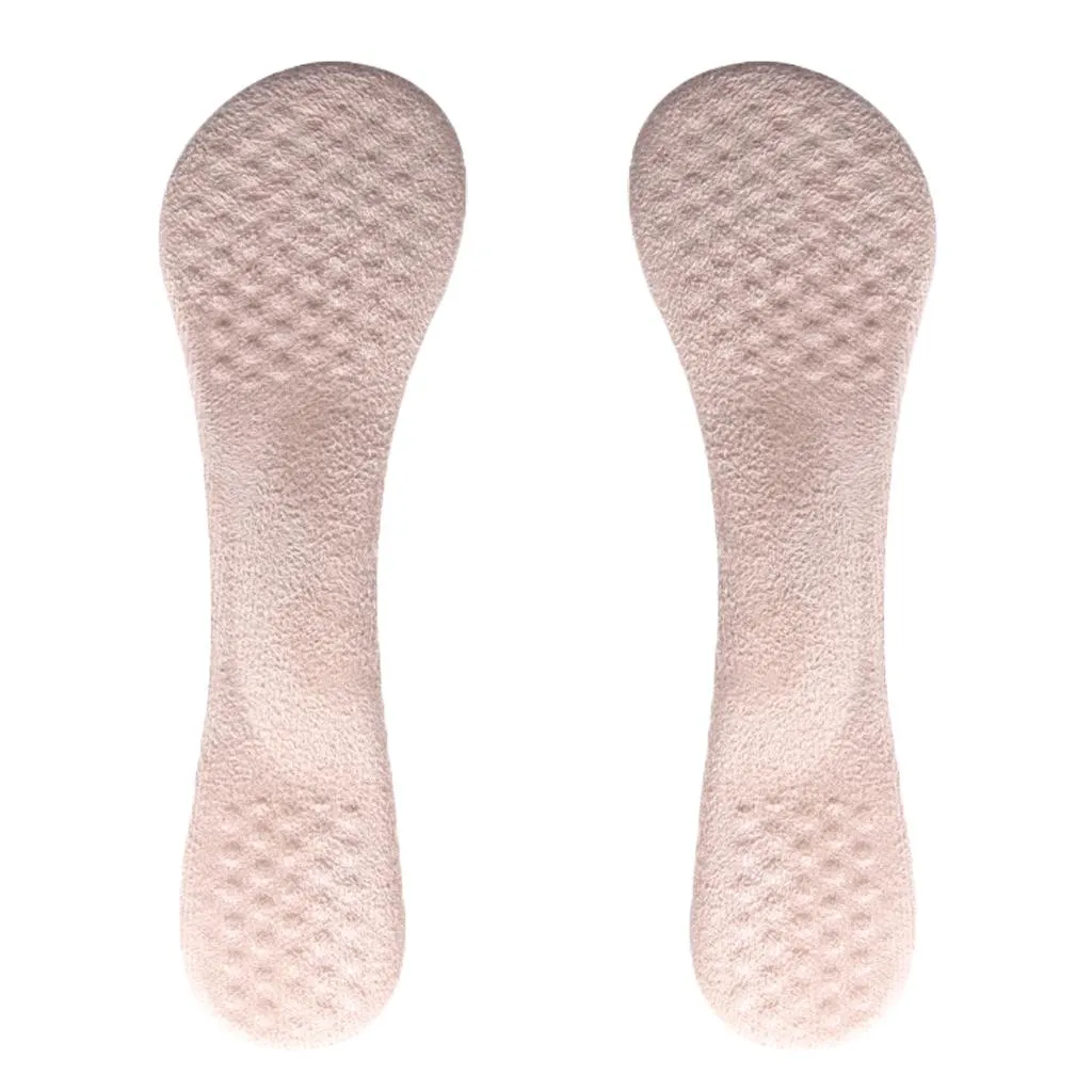 1 pair High Heel Silicone Gel Cushion Insole Anti Slip Shields Foot Pad Skin Color