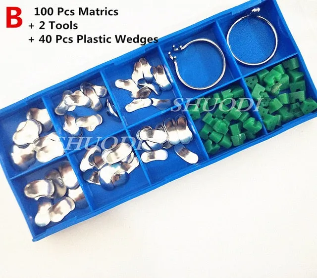 100Pcs/Set Sectional Matrices - Matrix Ring - Delta Wedges