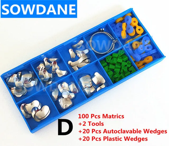 100Pcs/Set Sectional Matrices - Matrix Ring - Delta Wedges