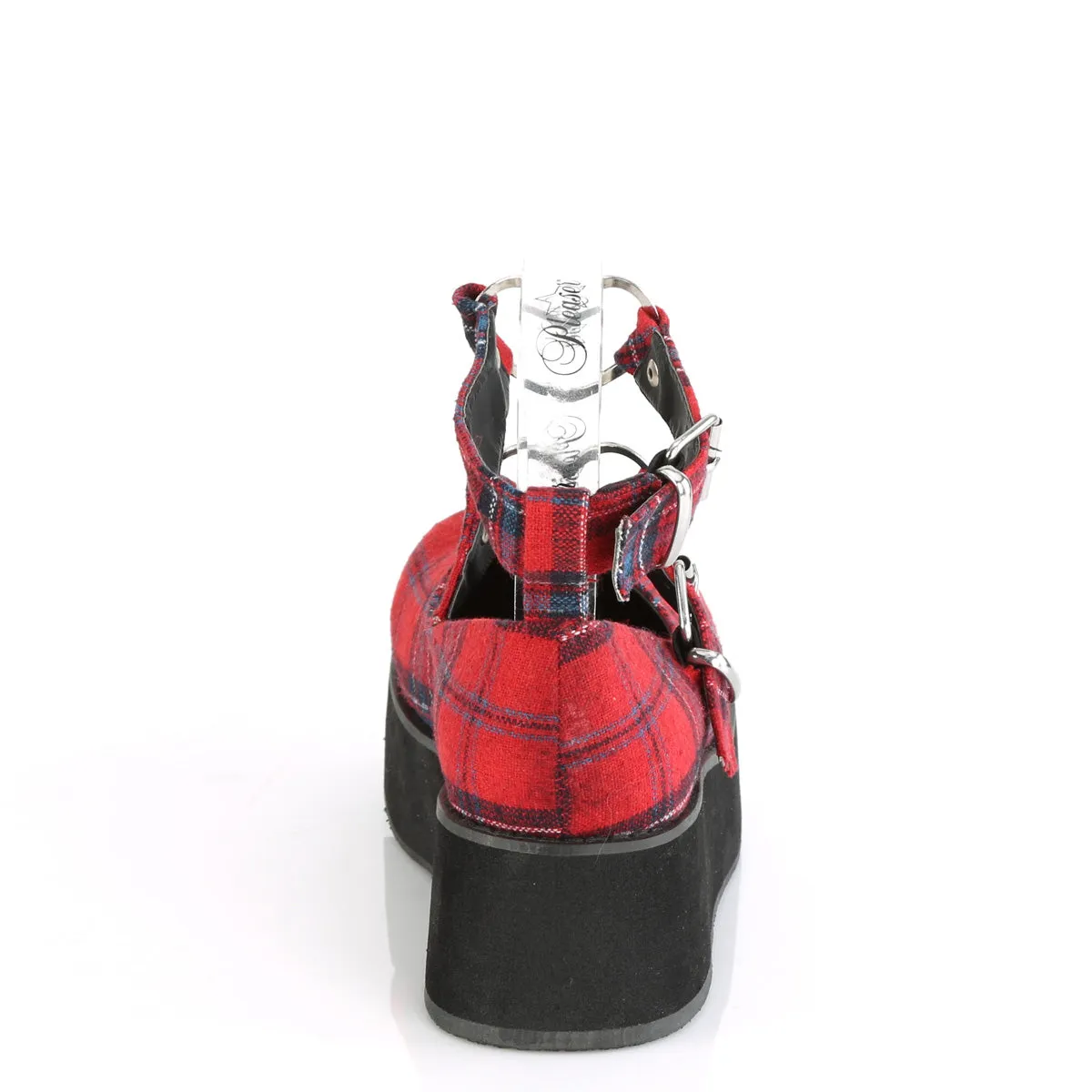 2 Inch Platform SPRITE-02 Red Plaid