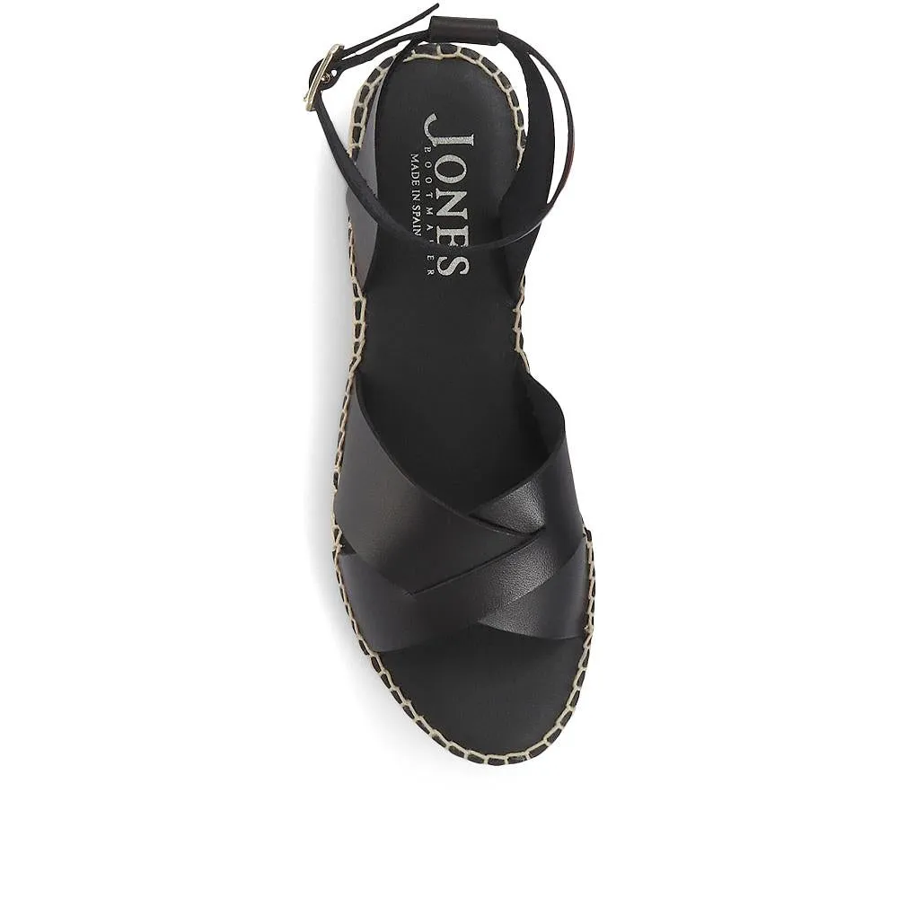 Agnes Leather Flatform Sandals - AGNES / 320 144