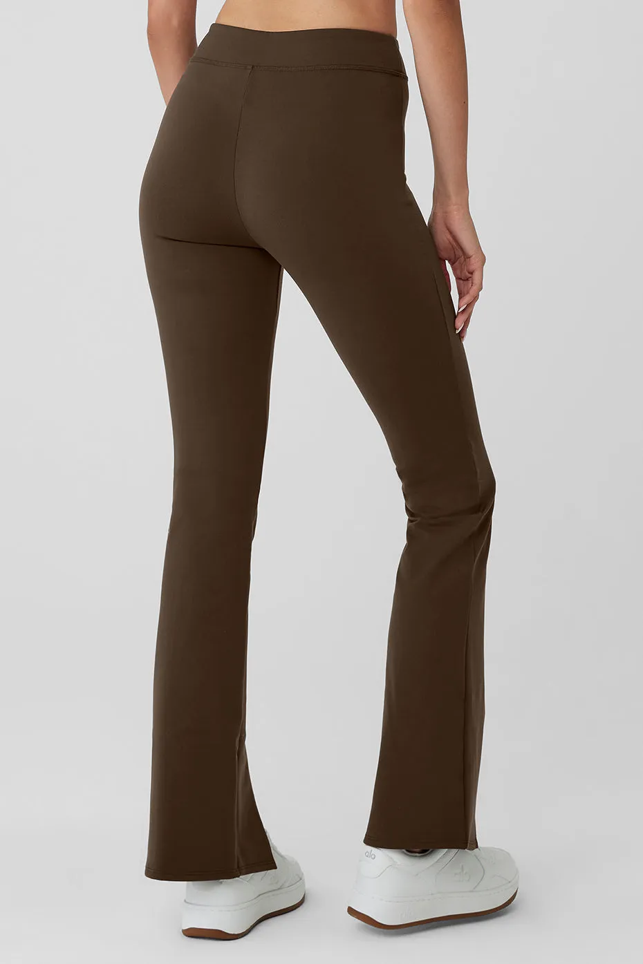 Airbrush High-Waist Flutter Legging - Espresso