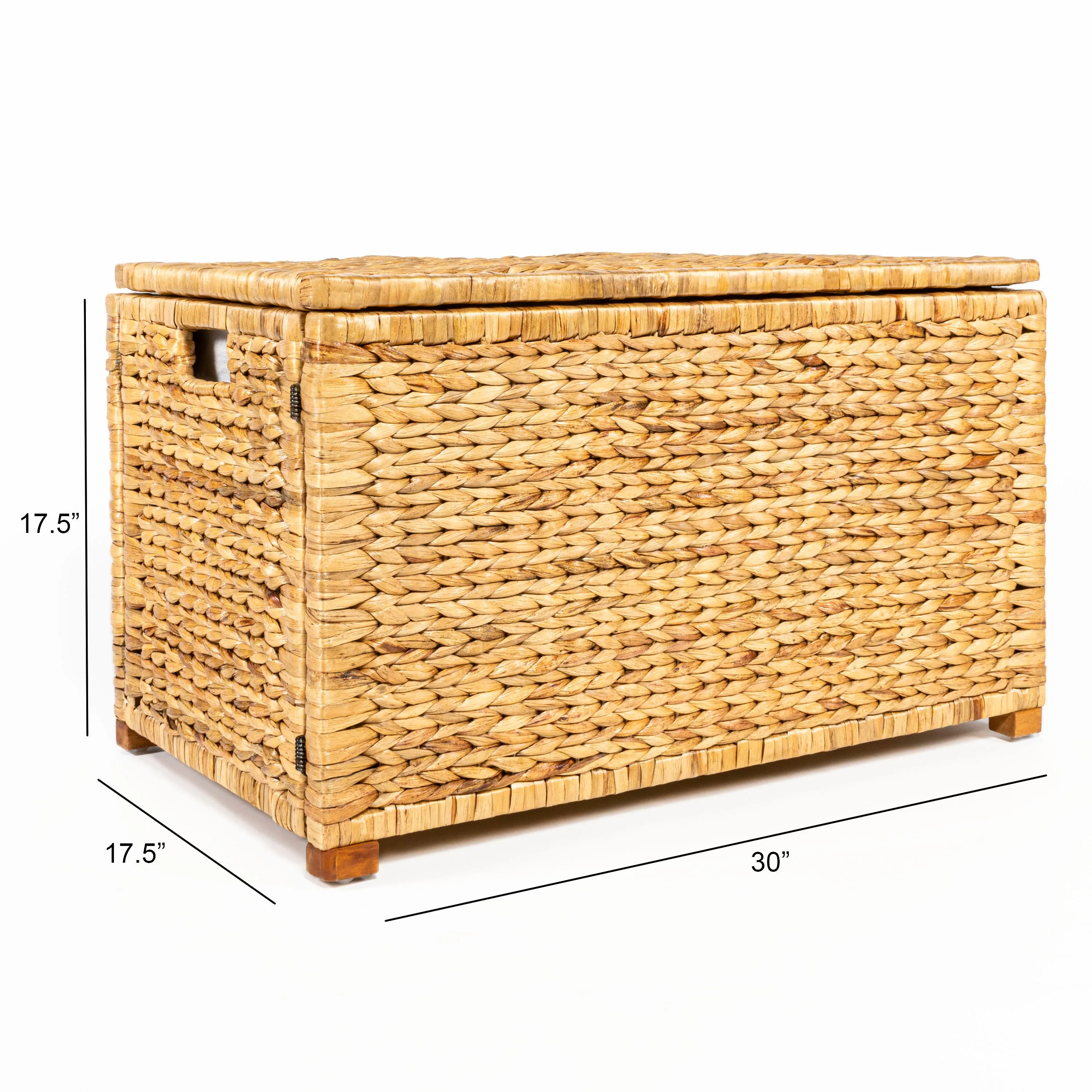 Anada Wicker Weave 30" Storage Trunk