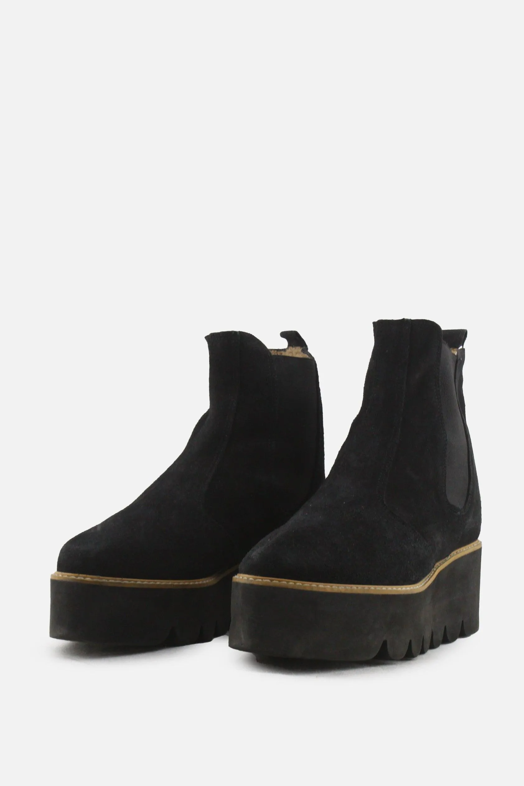 Andreas Wedges Ankle Boots | Suede