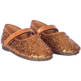 Angulus Bronze Glitter/CAndnac Ballerina I Funklende Glitter