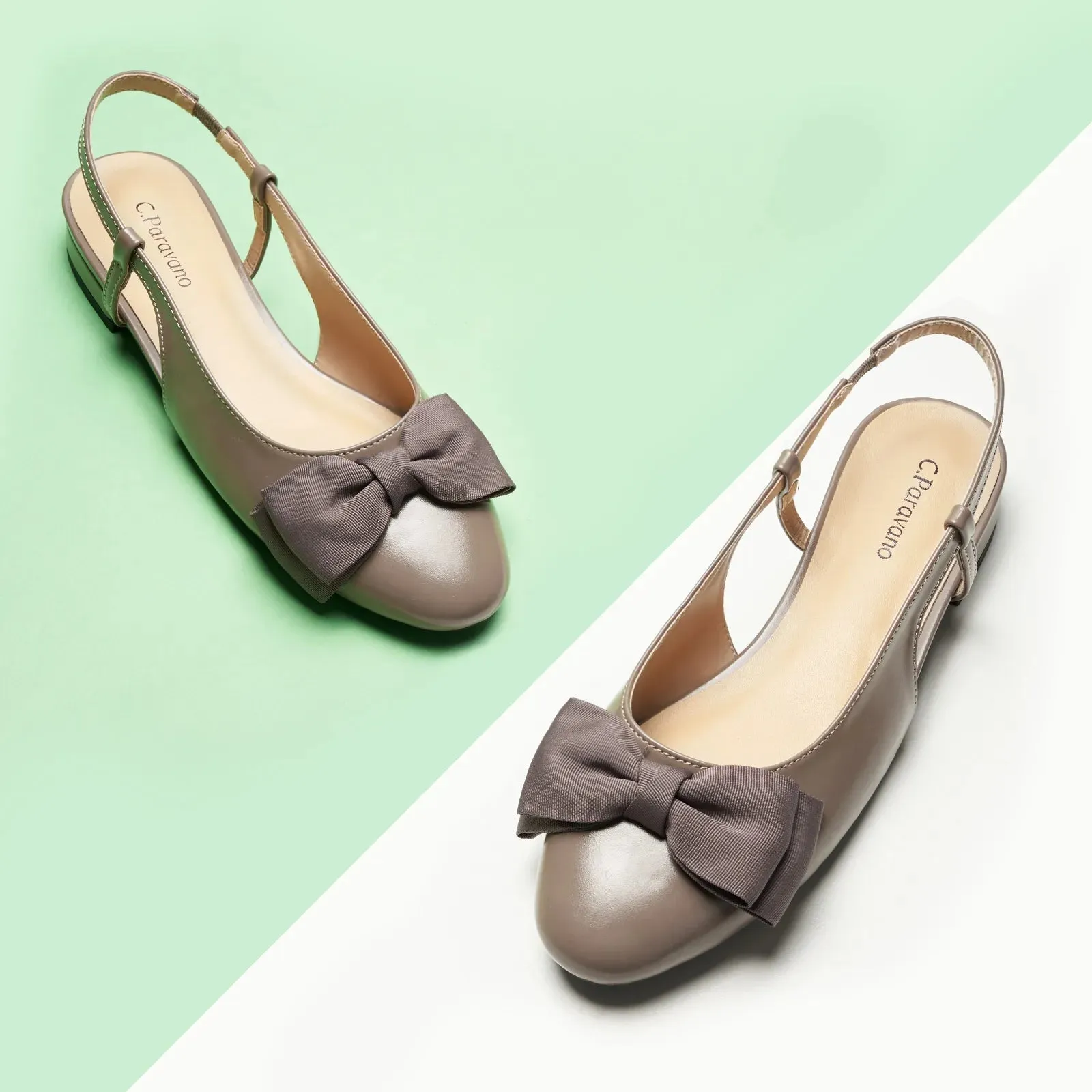 Ankle Strap Bow Slingback Mary Jane (Anita)