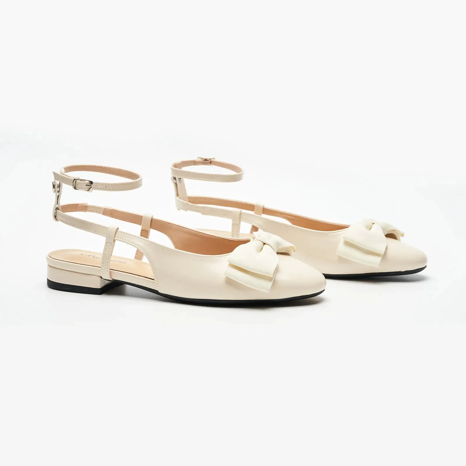 Ankle Strap Bow Slingback Mary Jane (Anita)