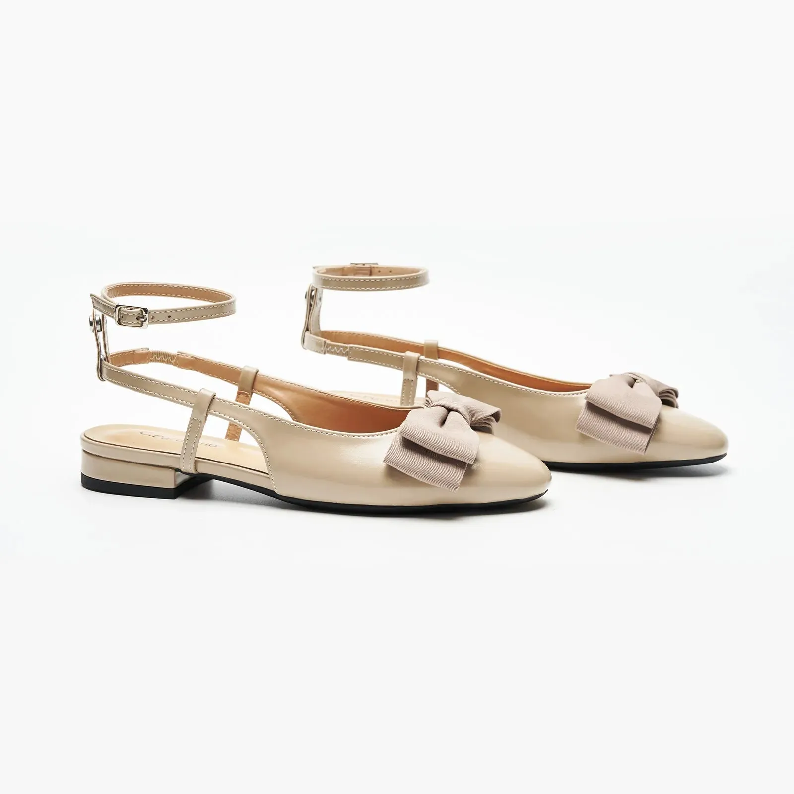 Ankle Strap Bow Slingback Mary Jane (Anita)