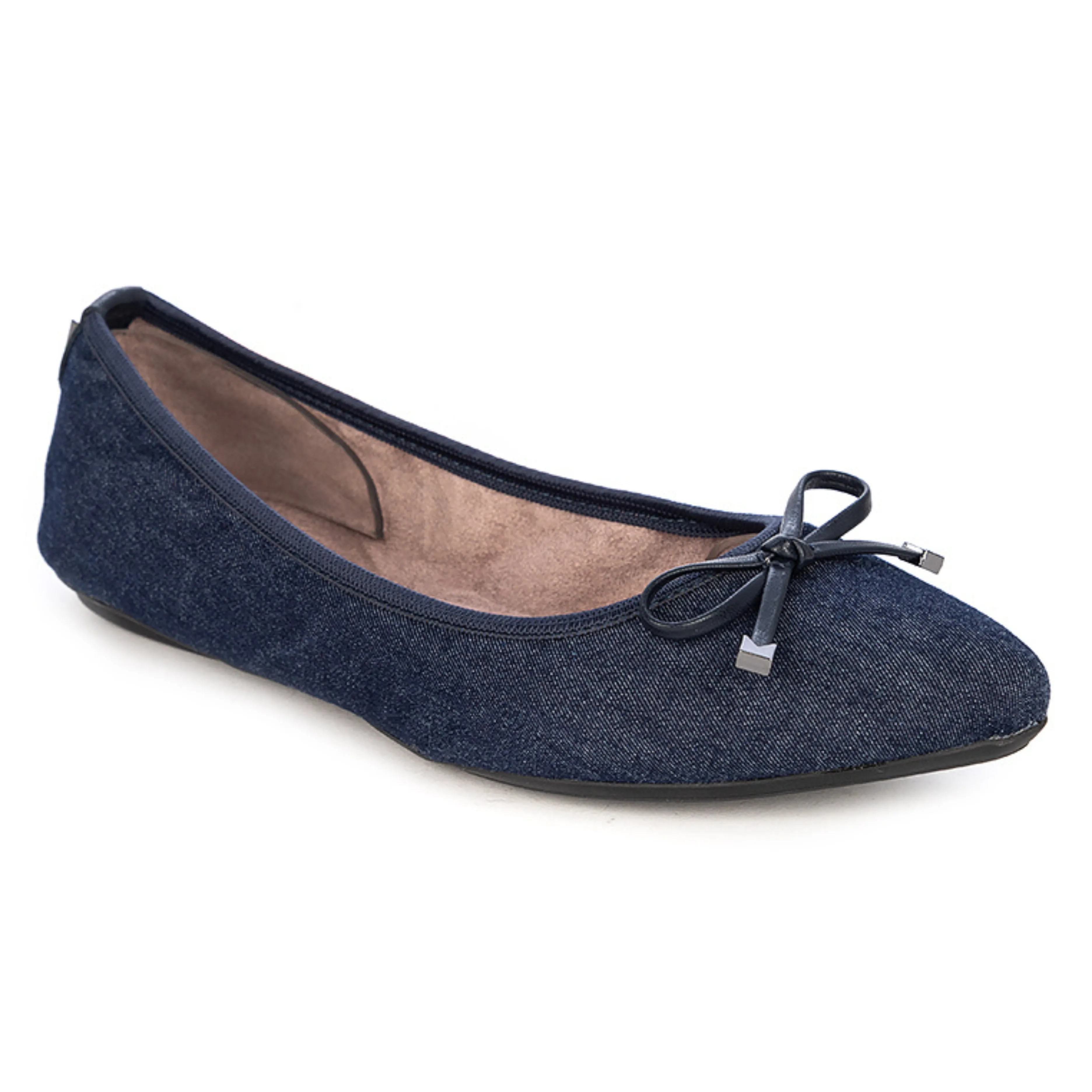 ANNIE Ballet Flat Shoes - Denim