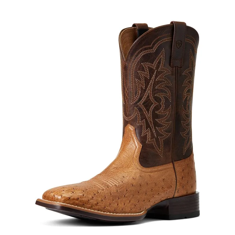 Ariat Men's Night Life Ultra Ranger Smooth Quill Ostrich Square Toe Western Boots 10040345