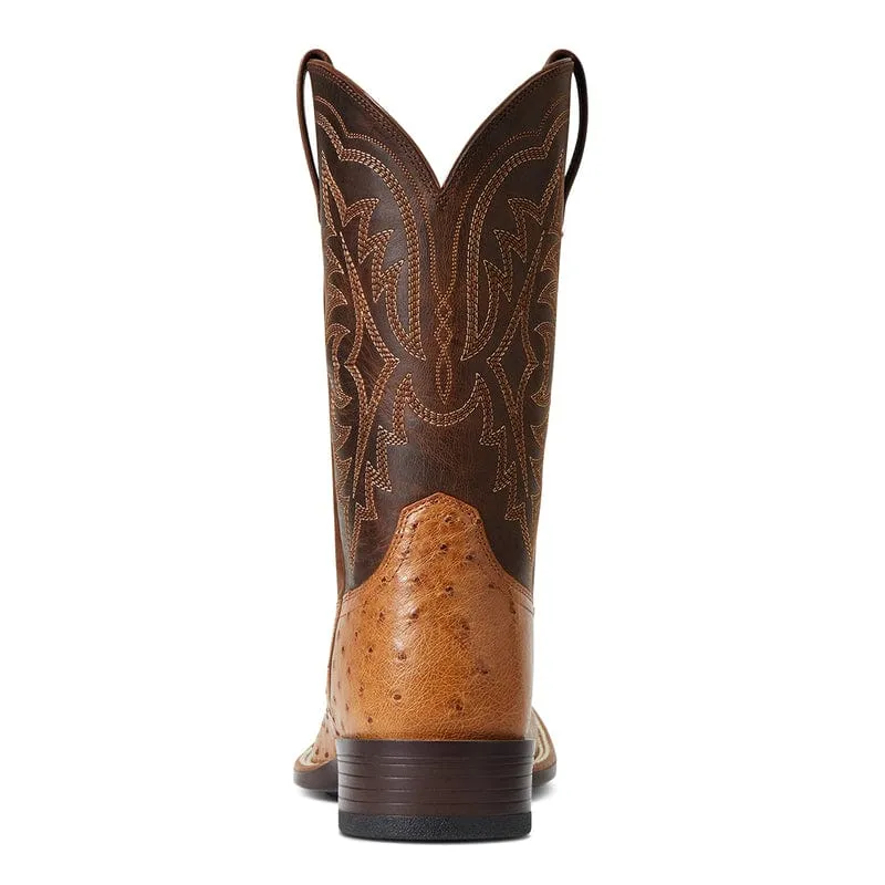 Ariat Men's Night Life Ultra Ranger Smooth Quill Ostrich Square Toe Western Boots 10040345