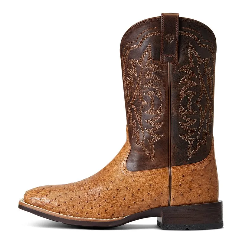 Ariat Men's Night Life Ultra Ranger Smooth Quill Ostrich Square Toe Western Boots 10040345