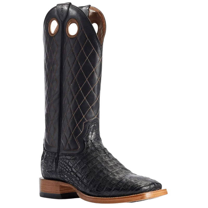 Ariat Men's Relentless Winner's Circle Black Square Toe Western Boots 10031458