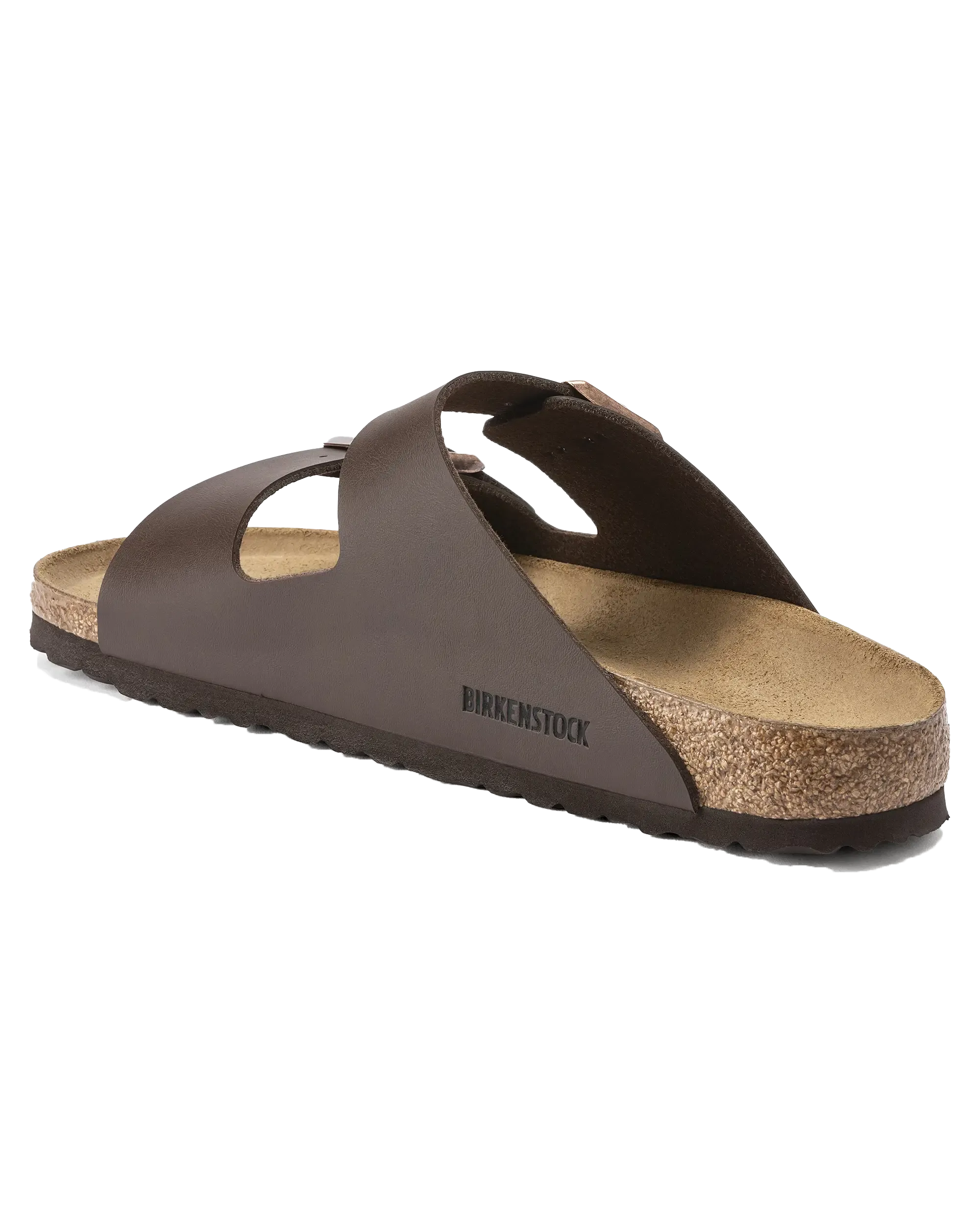 Arizona Natural Leather Sandals in Dark Brown