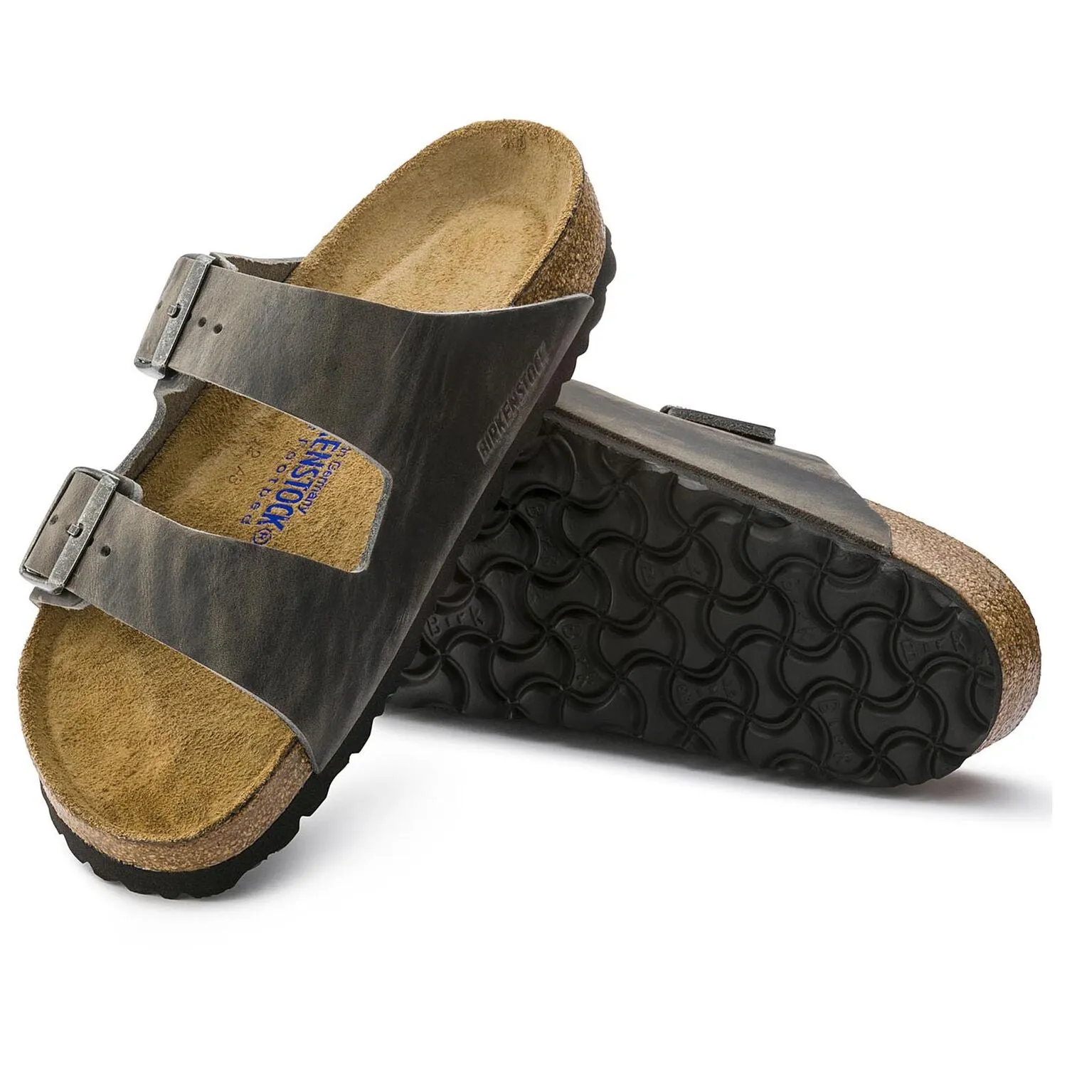 Arizona | Soft Footbed | Oiled Leather | Iron