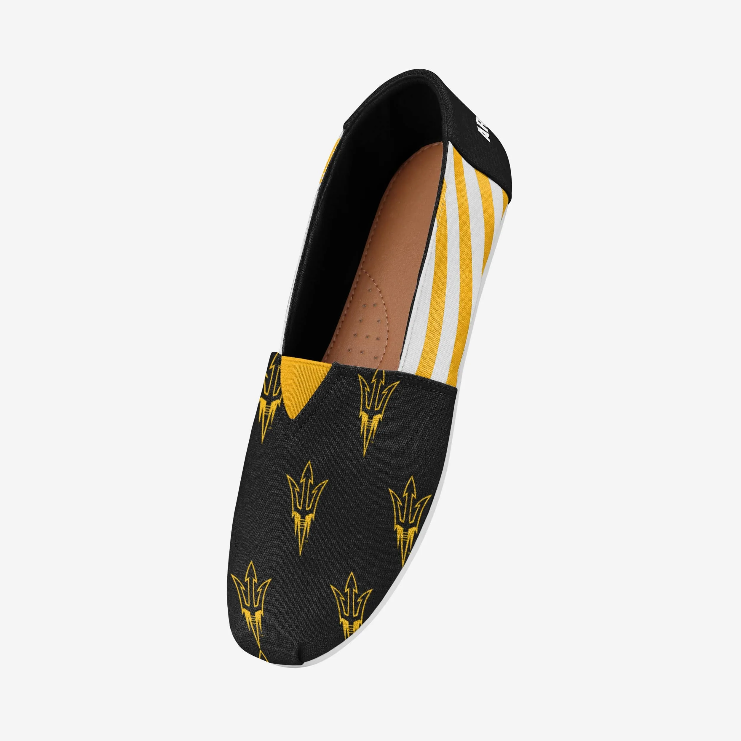 Arizona State Sun Devils Womens Stripe Canvas Shoe