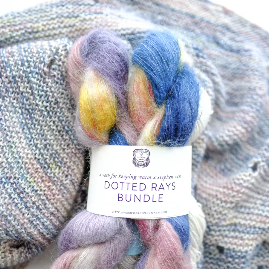 AVFKW x Stephen West - Dotted Rays Shawl Bundle