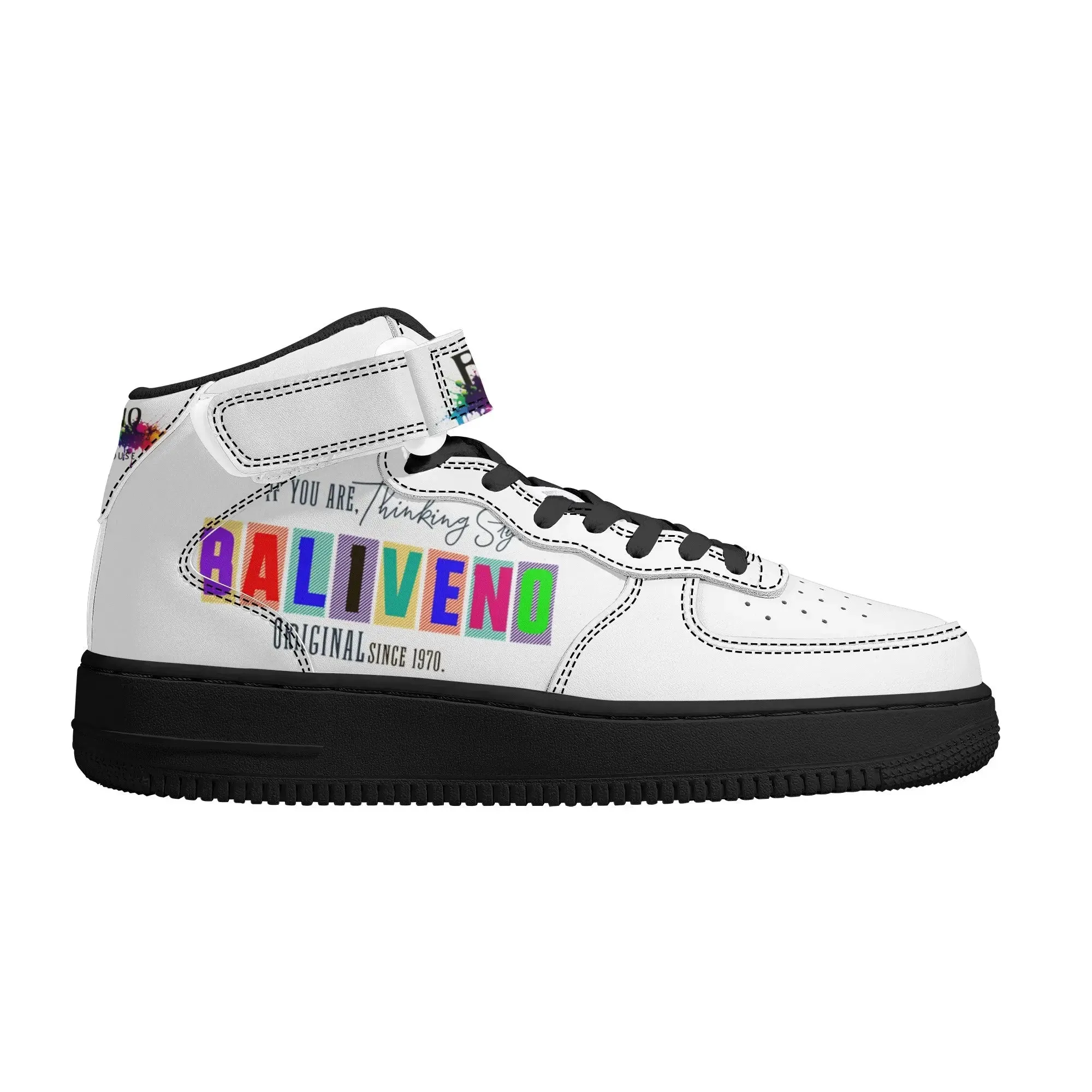 Baliveno Unisex High Top Leather Sneakers