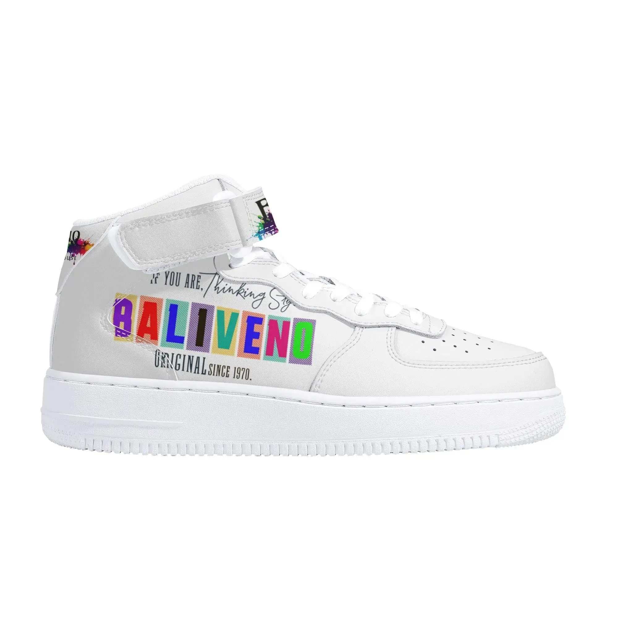 Baliveno Unisex High Top Leather Sneakers