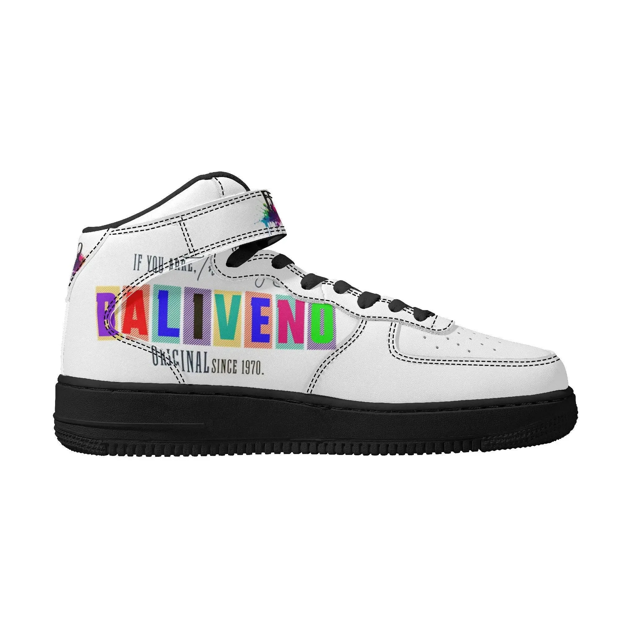 Baliveno Unisex High Top Leather Sneakers