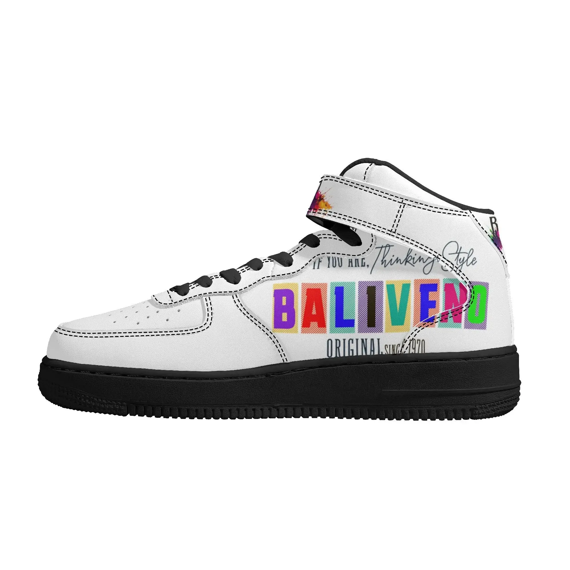 Baliveno Unisex High Top Leather Sneakers