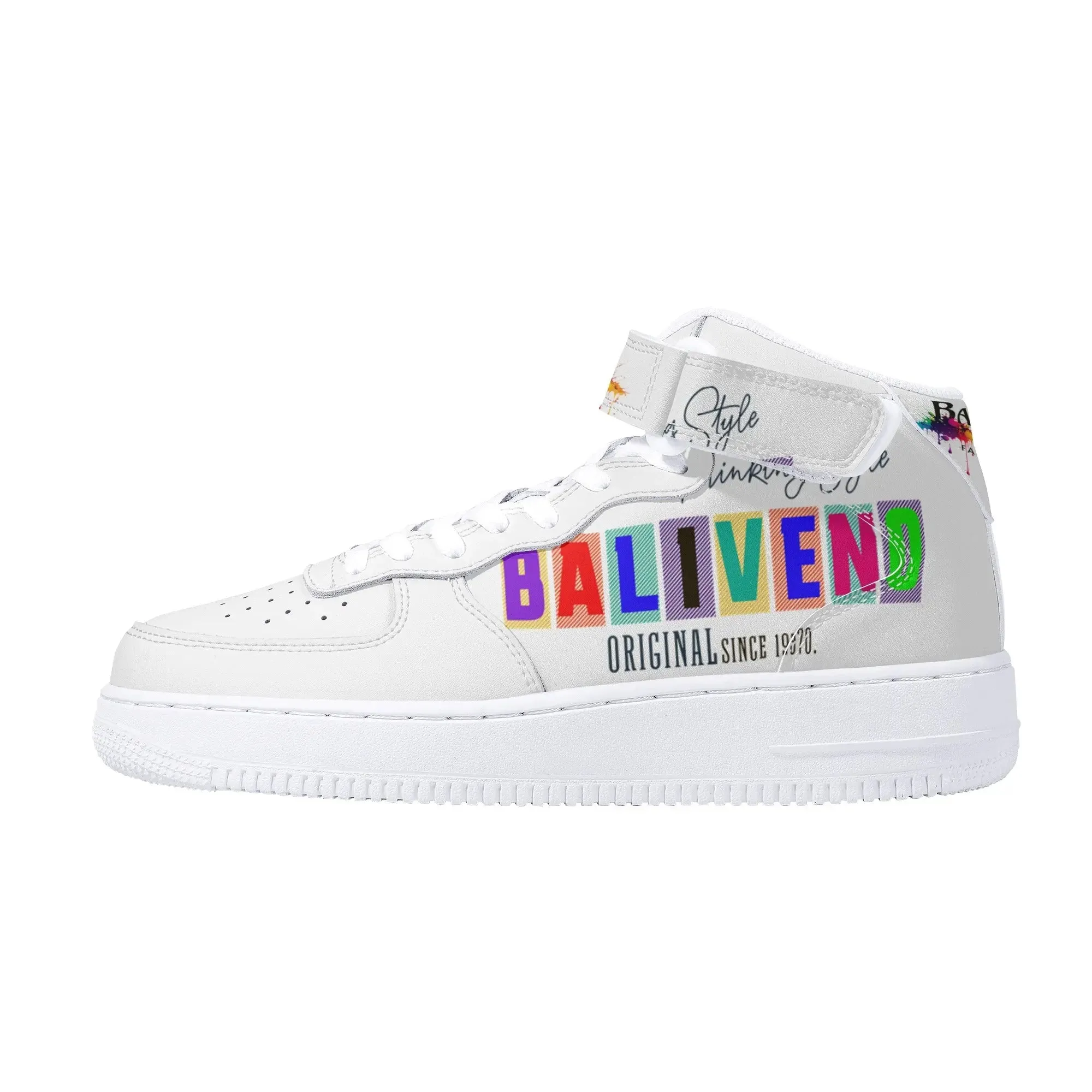 Baliveno Unisex High Top Leather Sneakers