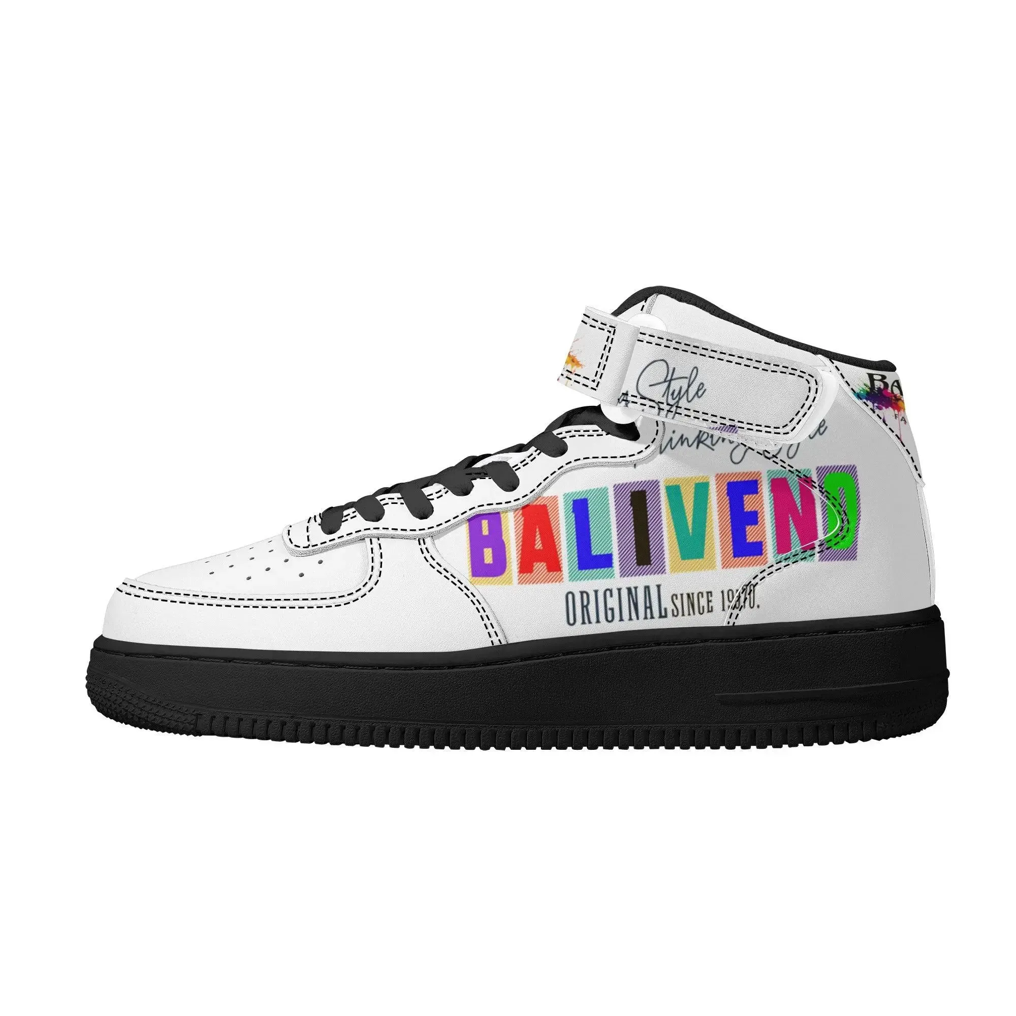 Baliveno Unisex High Top Leather Sneakers