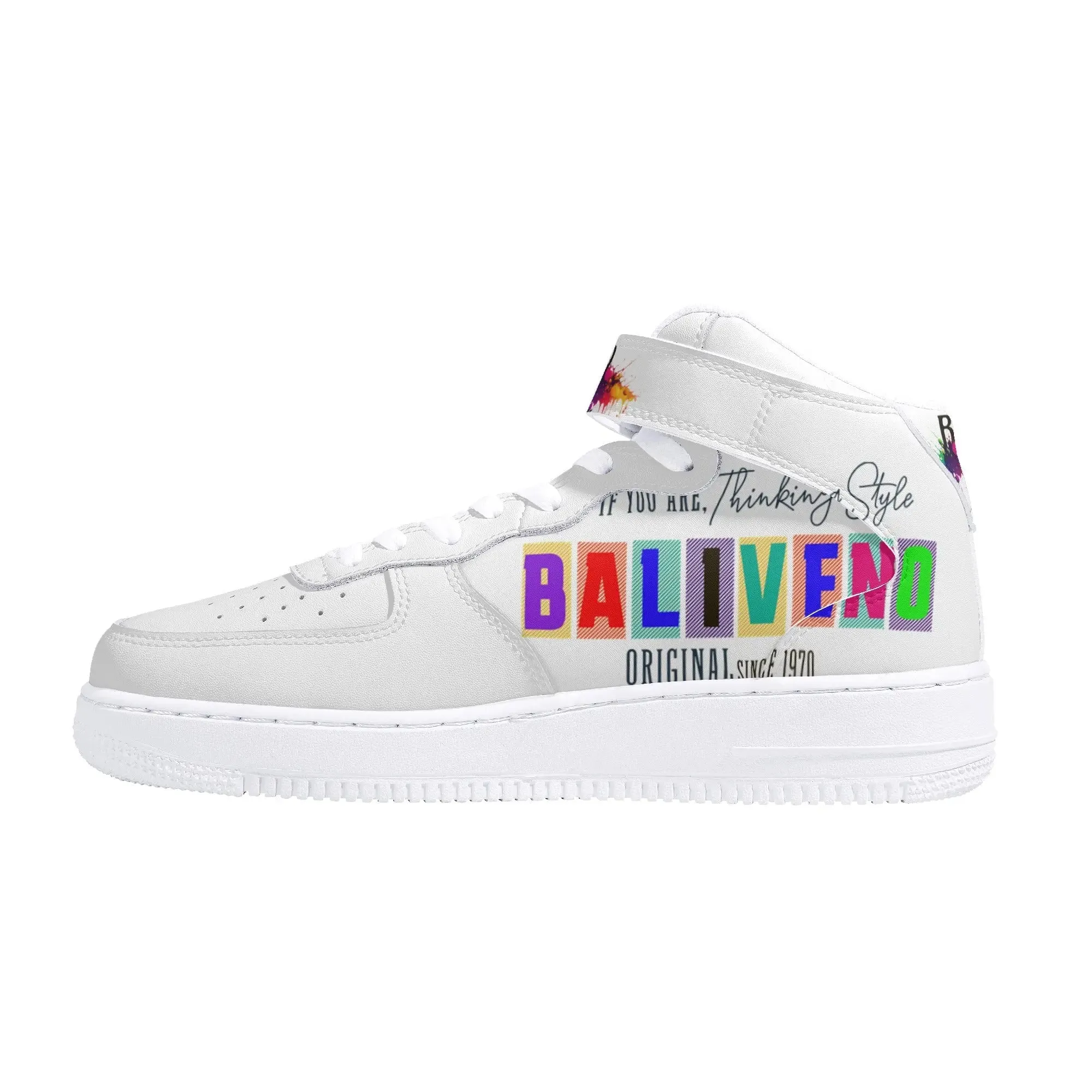 Baliveno Unisex High Top Leather Sneakers