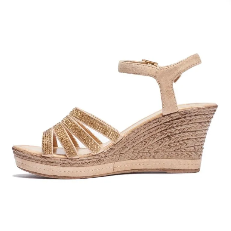 Beige Wedges