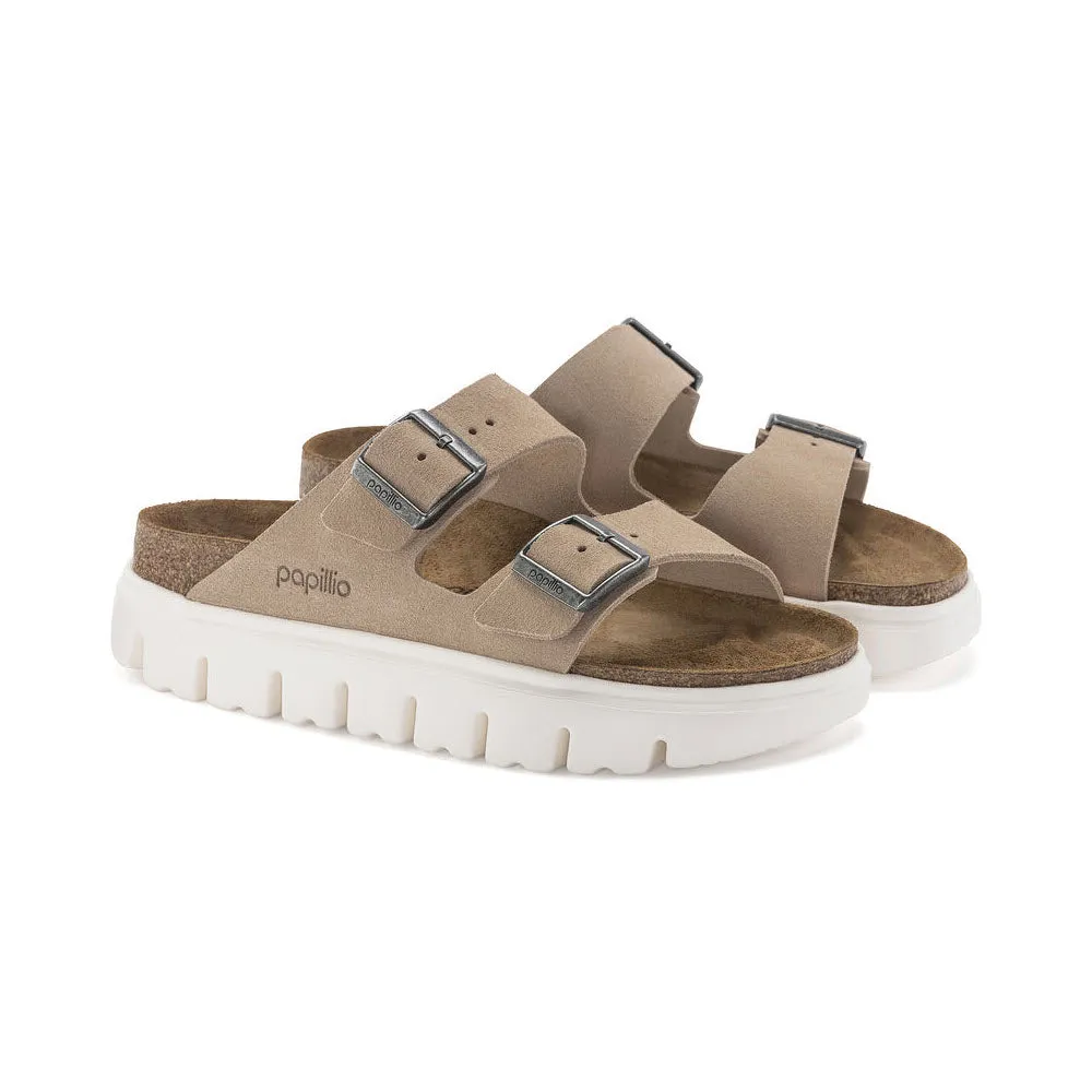 BIRKENSTOCK ARIZONA CHUNKY WARM SAND - WOMENS