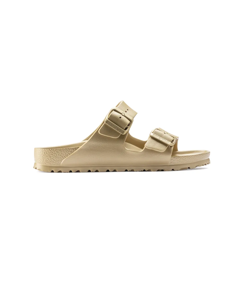 BIRKENSTOCK ARIZONA ESSENTIALS NARROW FIT IN GLAMOUR GOLD