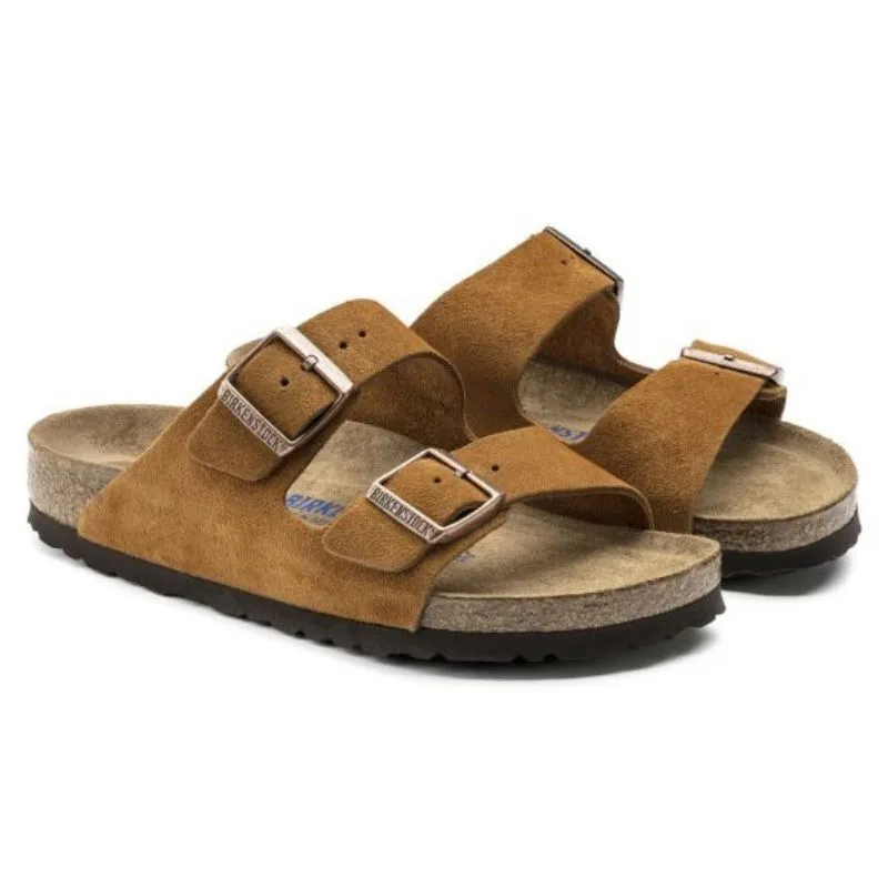 Birkenstock Arizona Narrow (Suede Upper   Soft Footbed)