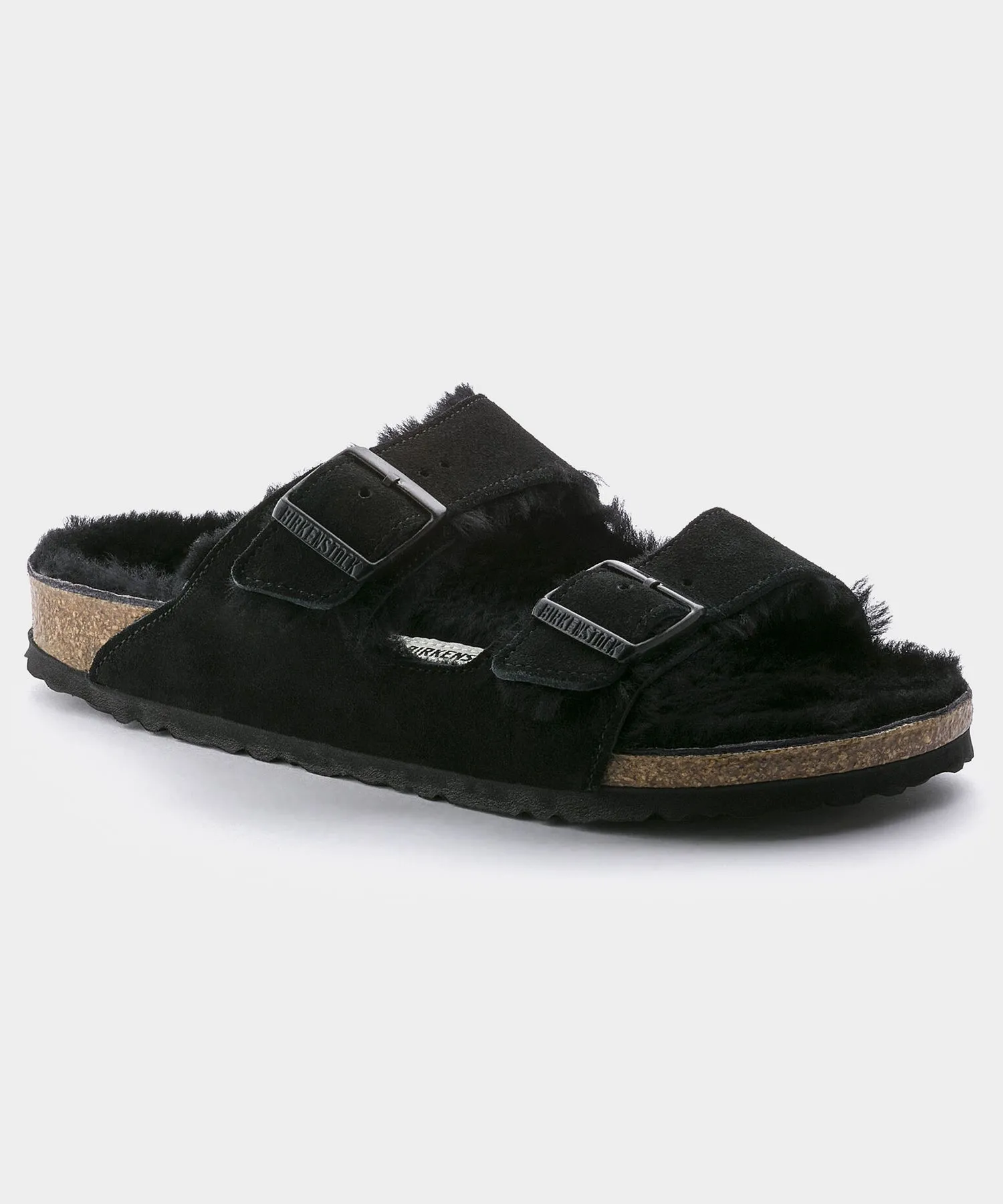 Birkenstock Arizona Shearling in Black