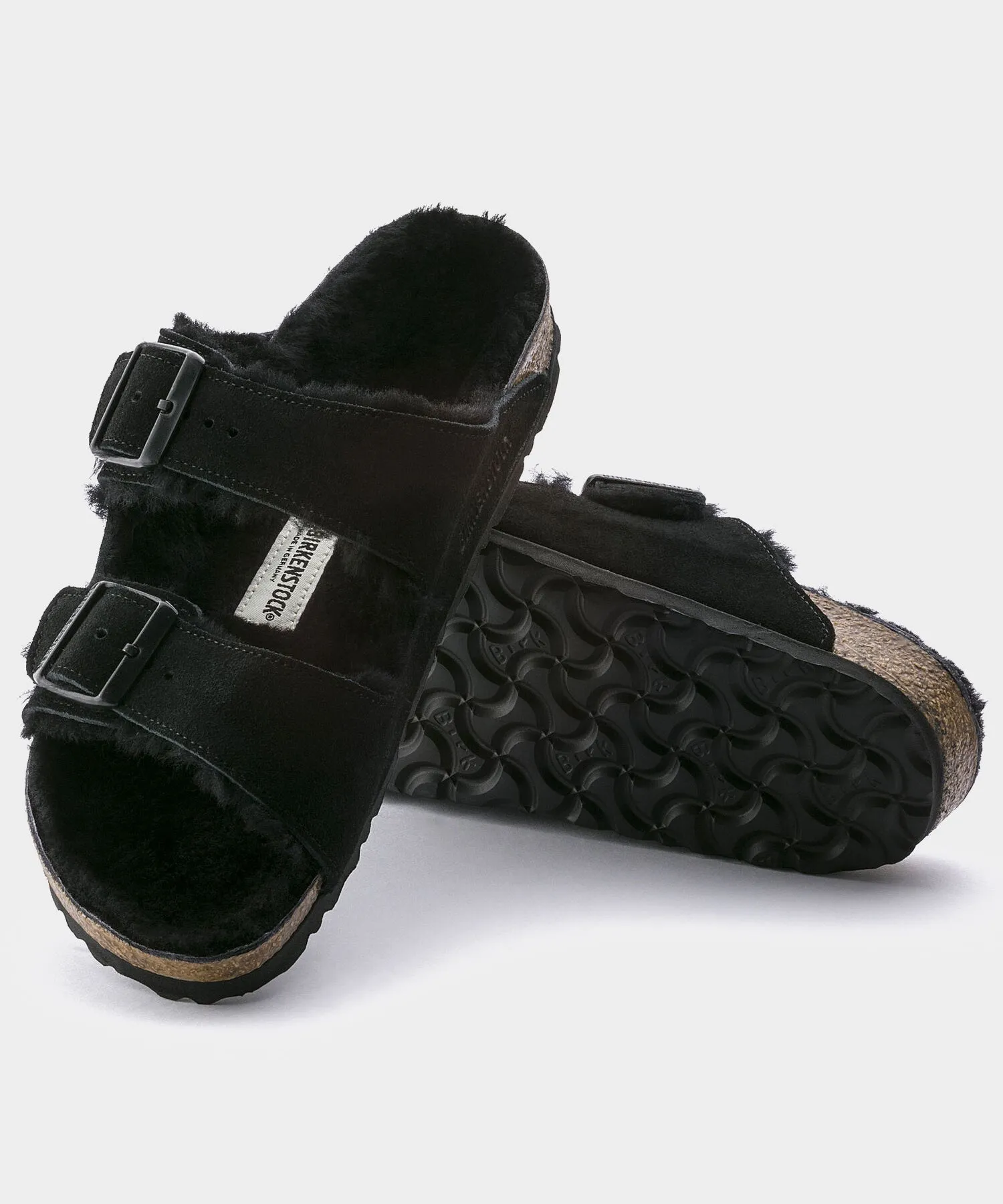 Birkenstock Arizona Shearling in Black