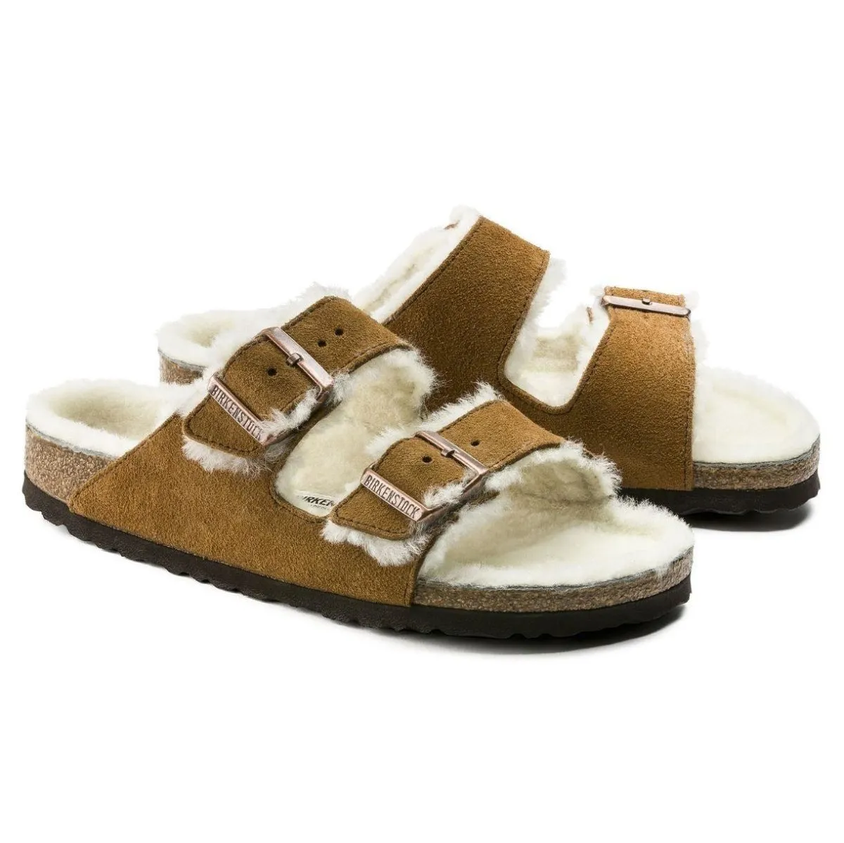 Birkenstock Arizona Shearling - Mink Suede