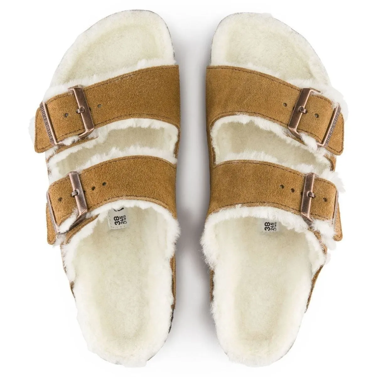 Birkenstock Arizona Shearling - Mink Suede