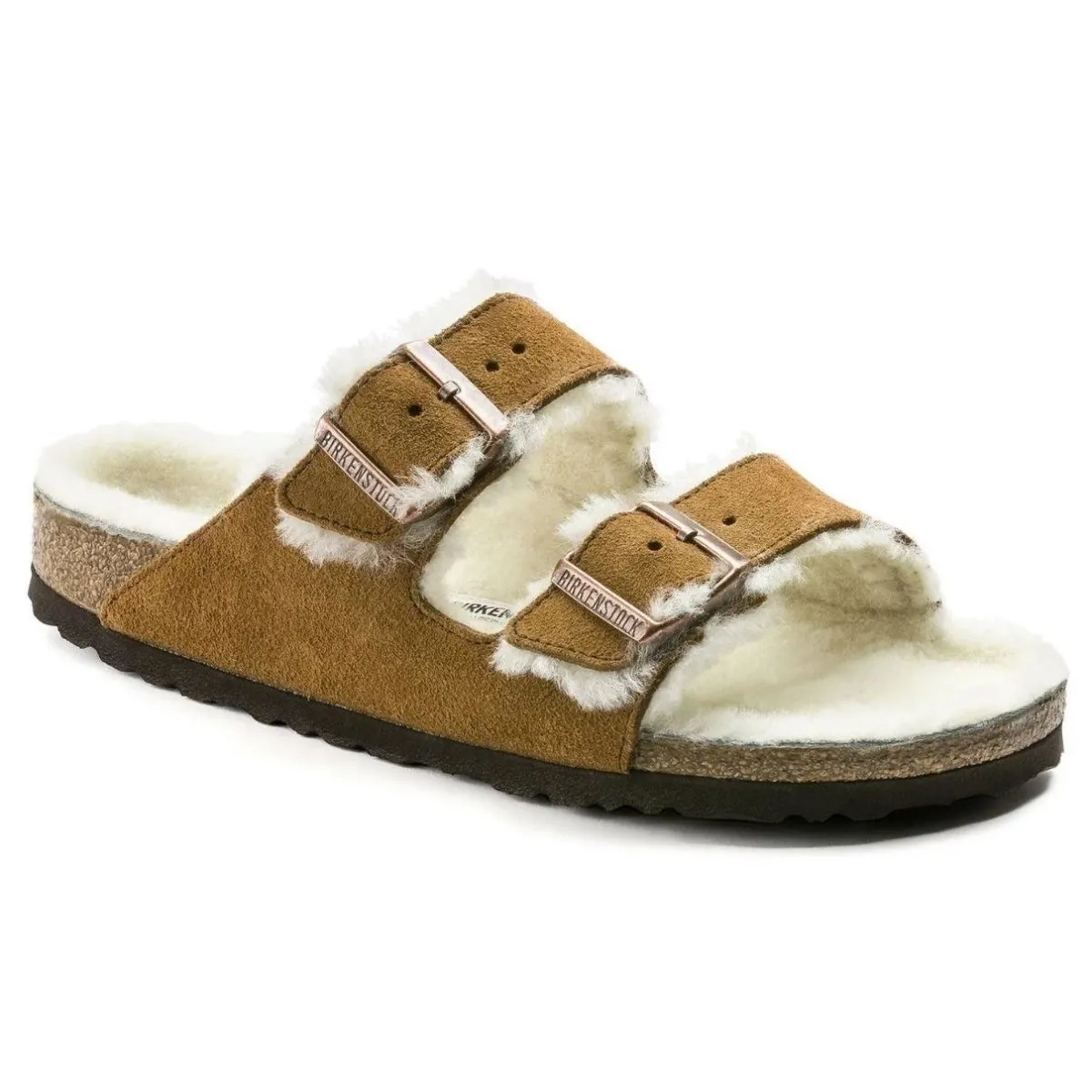 Birkenstock Arizona Shearling - Mink Suede