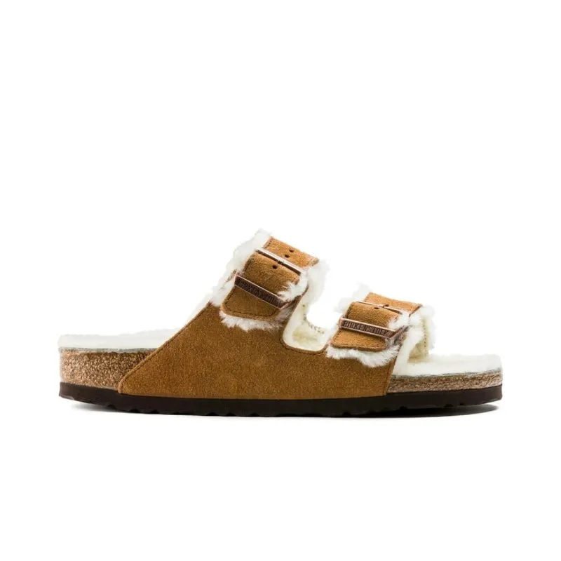 Birkenstock Arizona Shearling - Mink Suede