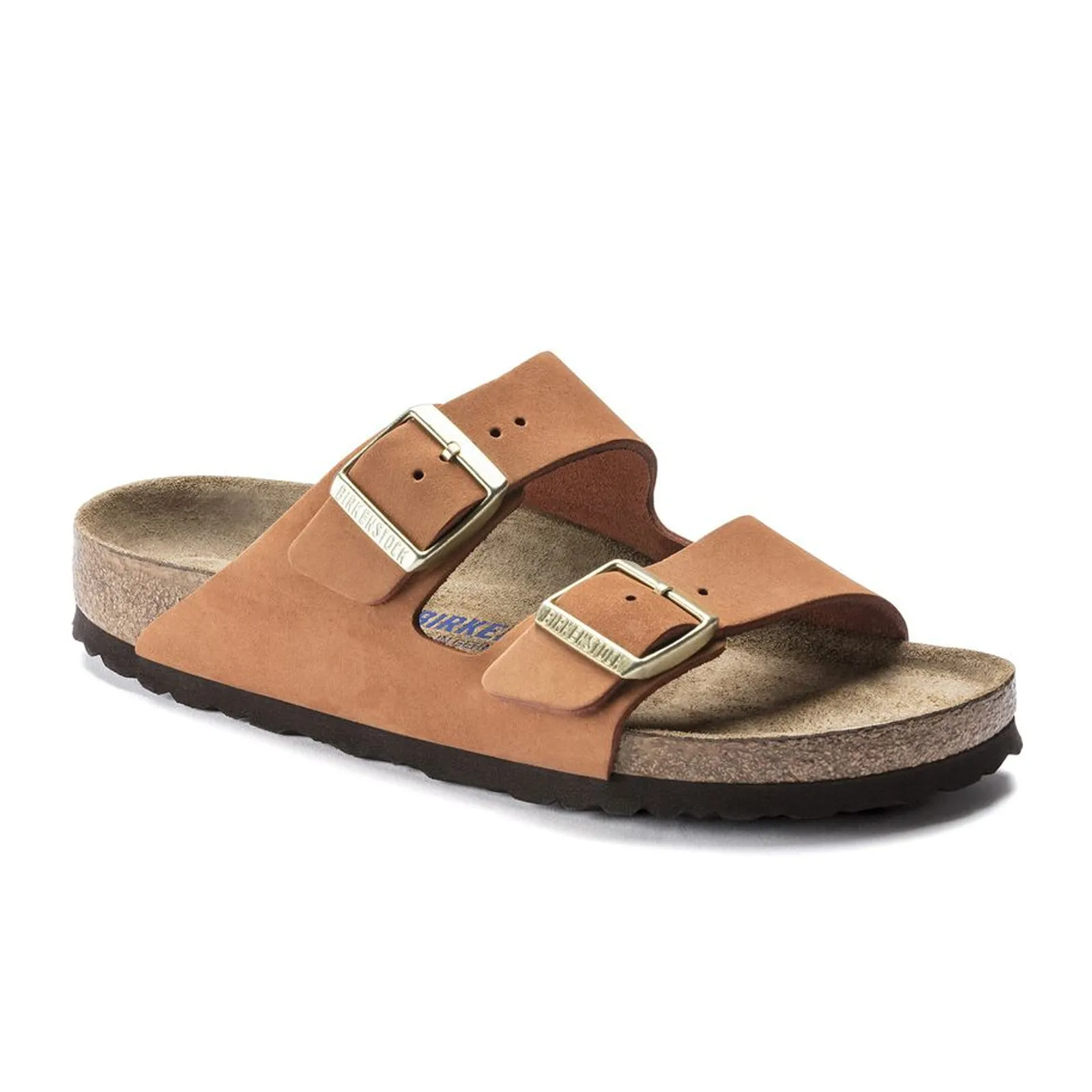 Birkenstock Arizona Soft Footbed Narrow Slide Sandal (Women) - Pecan Nubuck