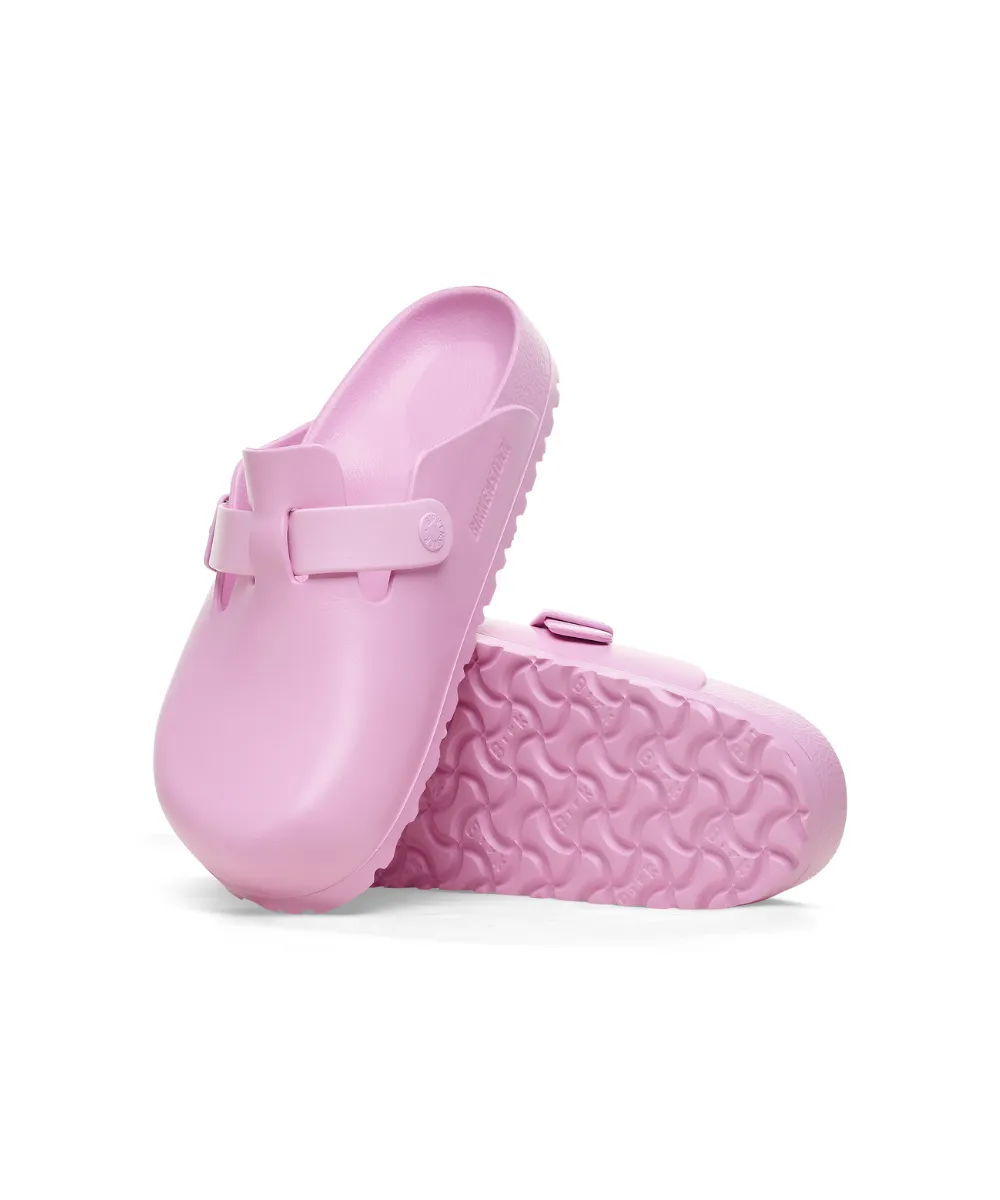 BIRKENSTOCK BOSTON ESSENTIALS NARROW FIT IN FONDANT PINK