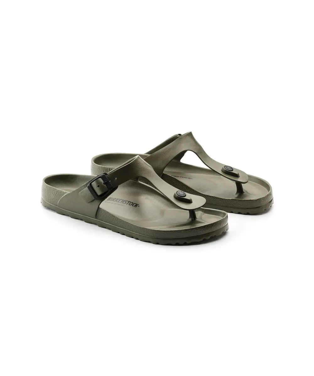 BIRKENSTOCK GIZEH ESSENTIALS IN KHAKI