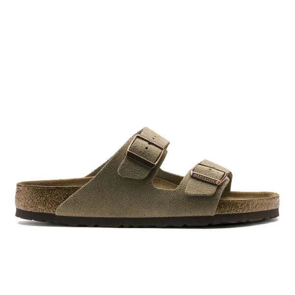 Birkenstock Men's Arizona Soft Footbed Taupe Suede