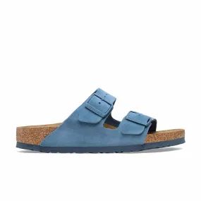 Birkenstock Women's Arizona Soft Footbed Suede Leather (Elemental Blue)