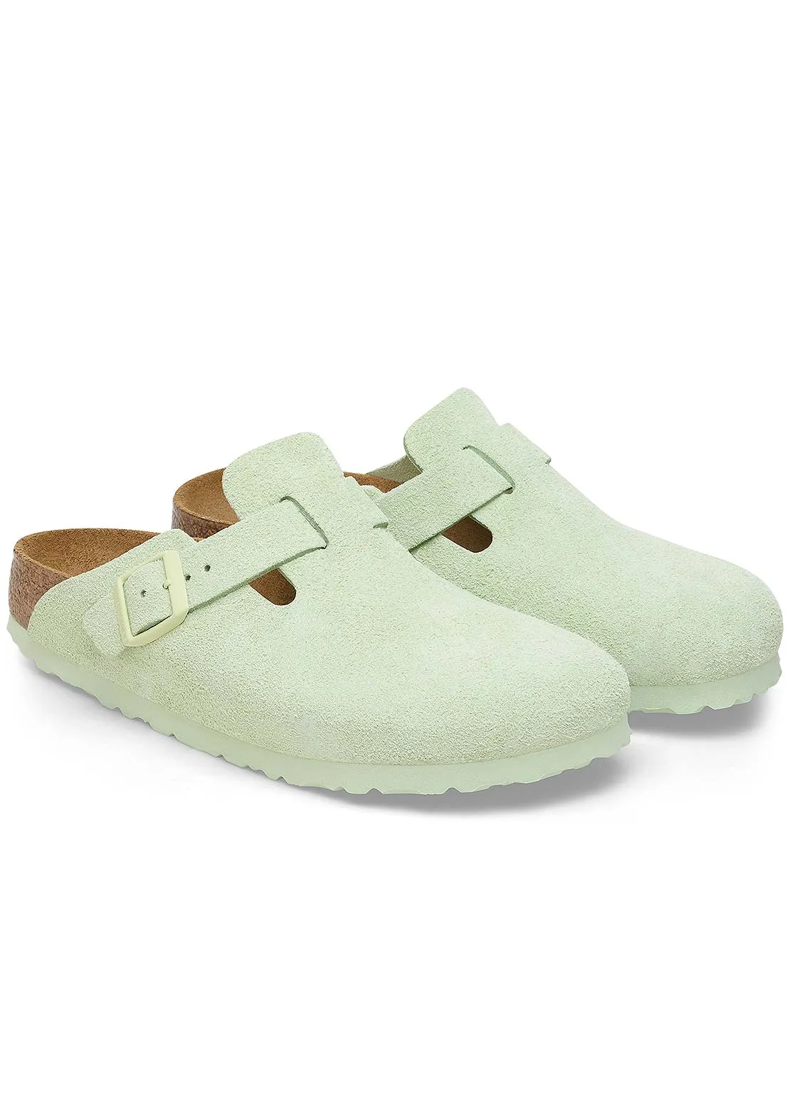 Birkenstock Women's Boston Suede Narrow Soft Footbed Sandals