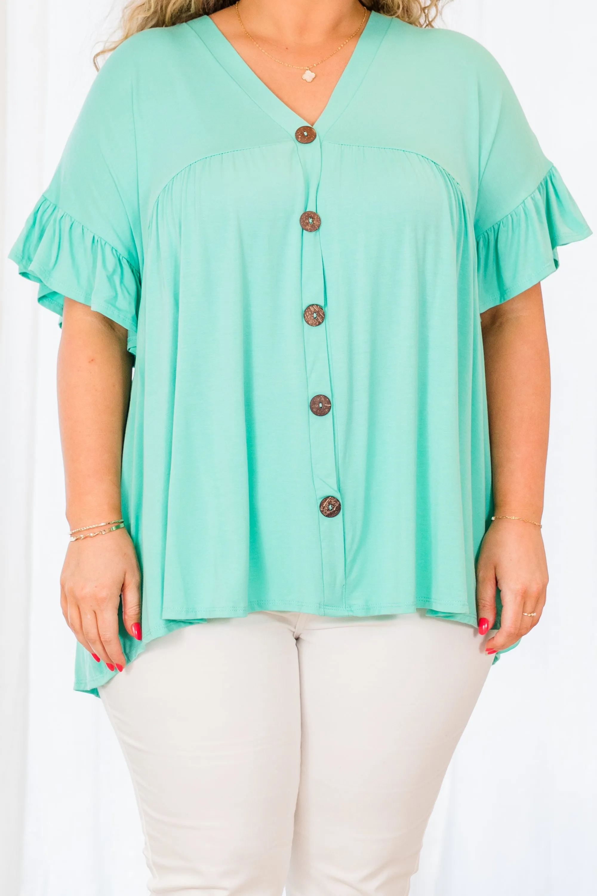 Bittersweet Beginnings Top, Mint