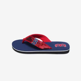 Boston Red Sox Womens Sequin Flip Flop