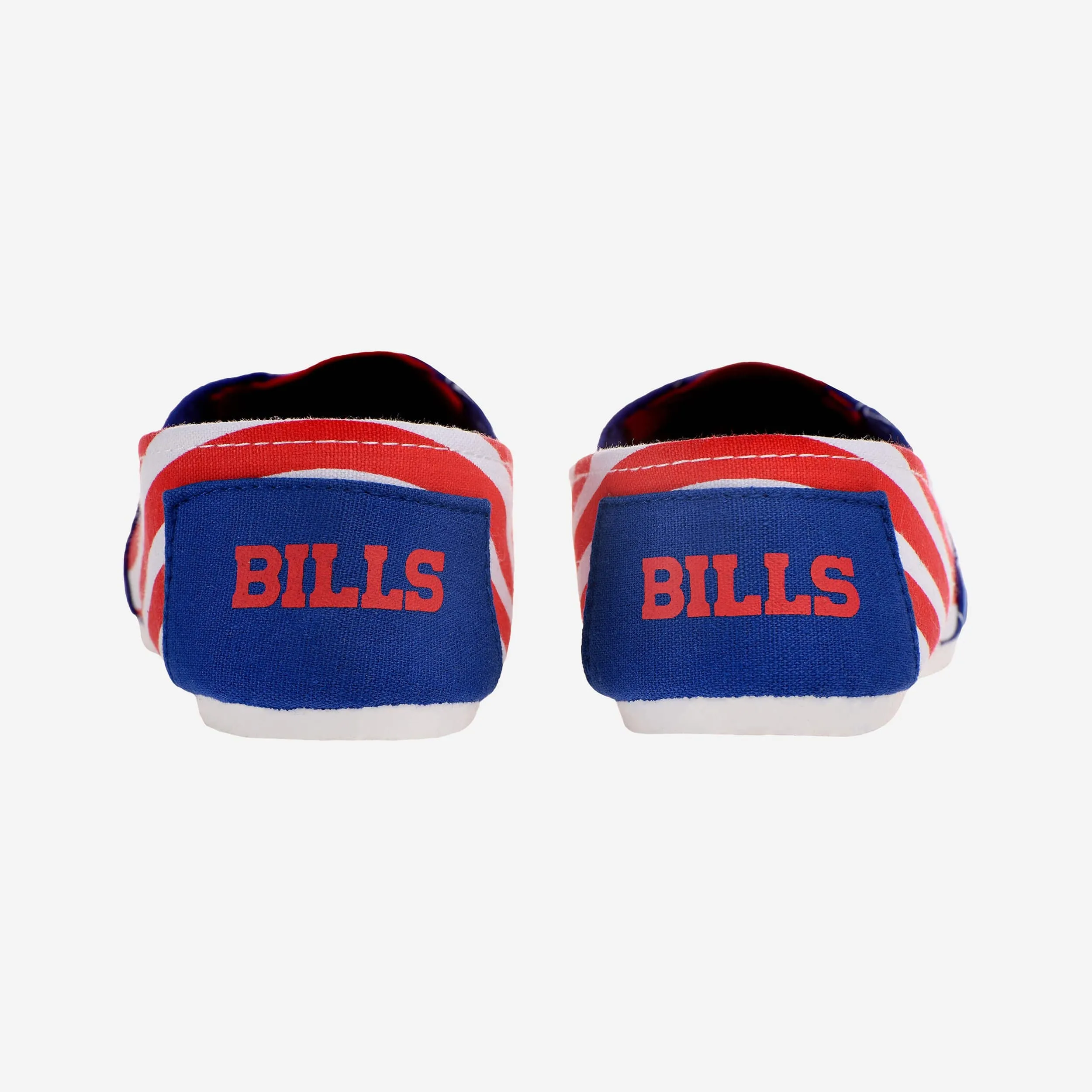 Buffalo Bills Womens Stripe Canvas Shoe