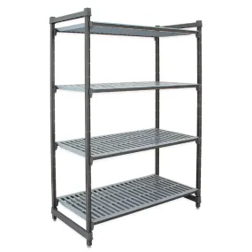 Cambro CBU243672V4580 Camshelving Basics Vented Shelving Unit - 4 Shelves, 36"L x 24"W x 72"H