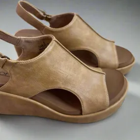 Carley Caramel All Corky Wedges