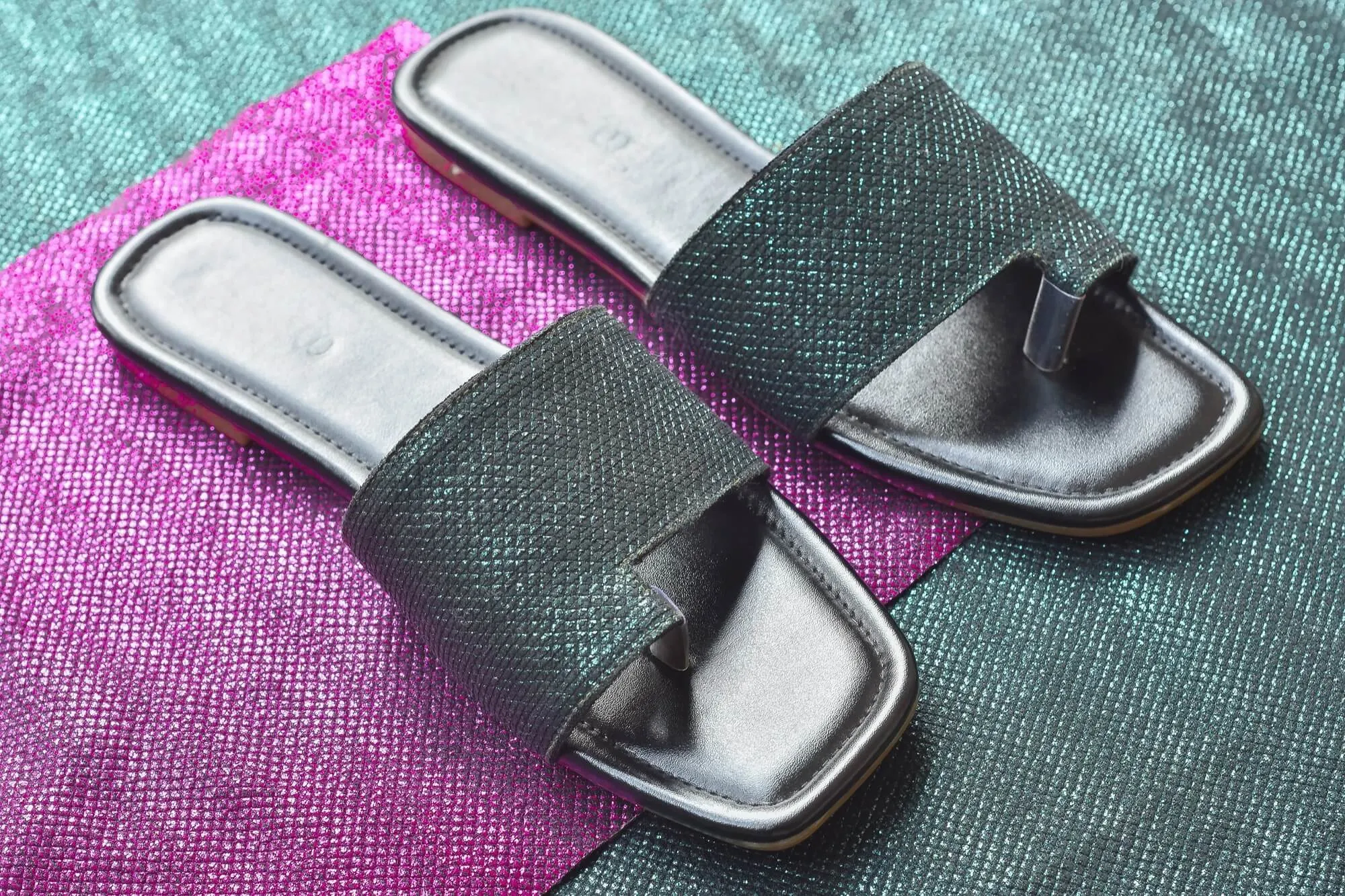 Chappals | Green Elegance